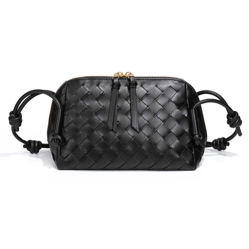 New Knitted Camera Cross Shoulder Handbag Knot Zipper Large Capacity Small Square Bag For Bags Handbags Women Designer