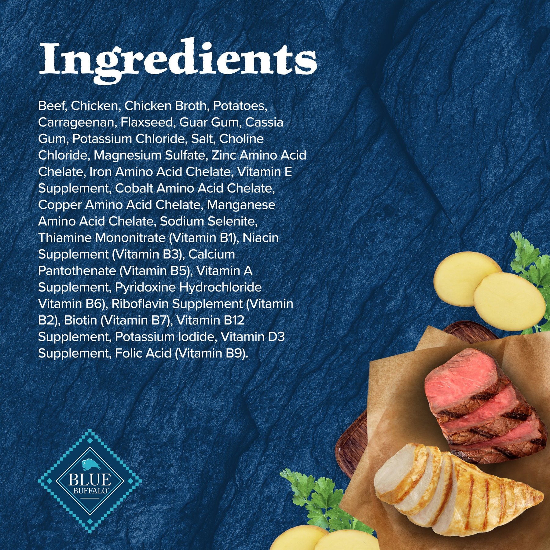 Blue Buffalo Wilderness Beef & Chicken Grill Grain-Free Canned Dog Food