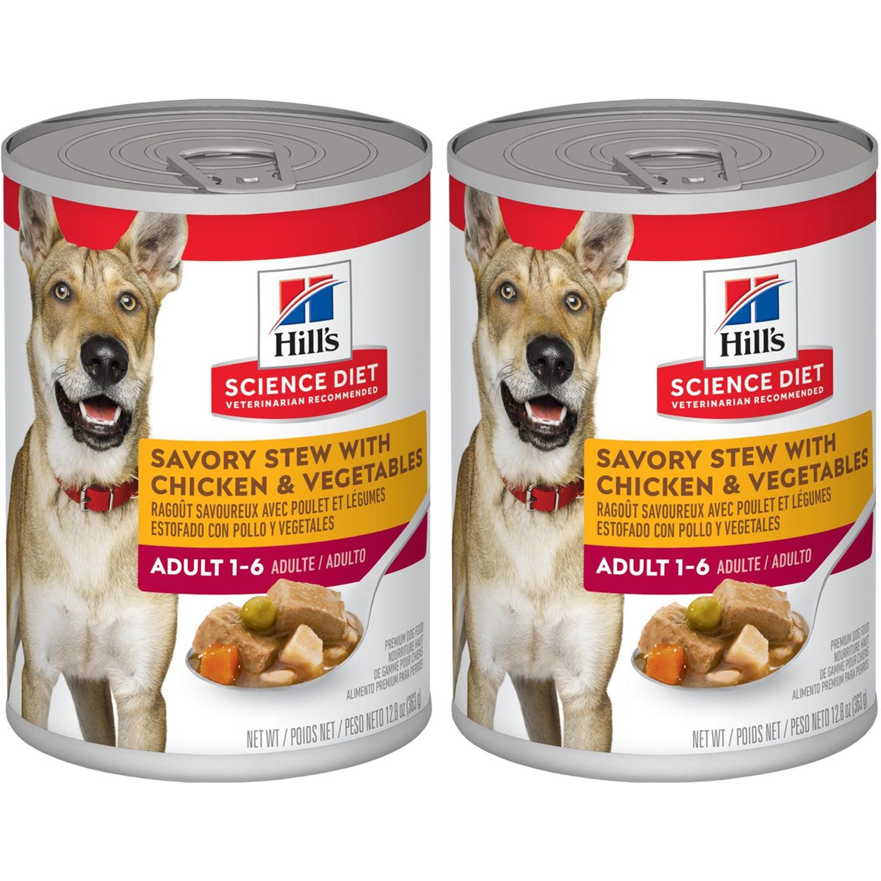 Hill's Science Diet Adult Savory Stew with Chicken & Vegetables Canned Dog Food
