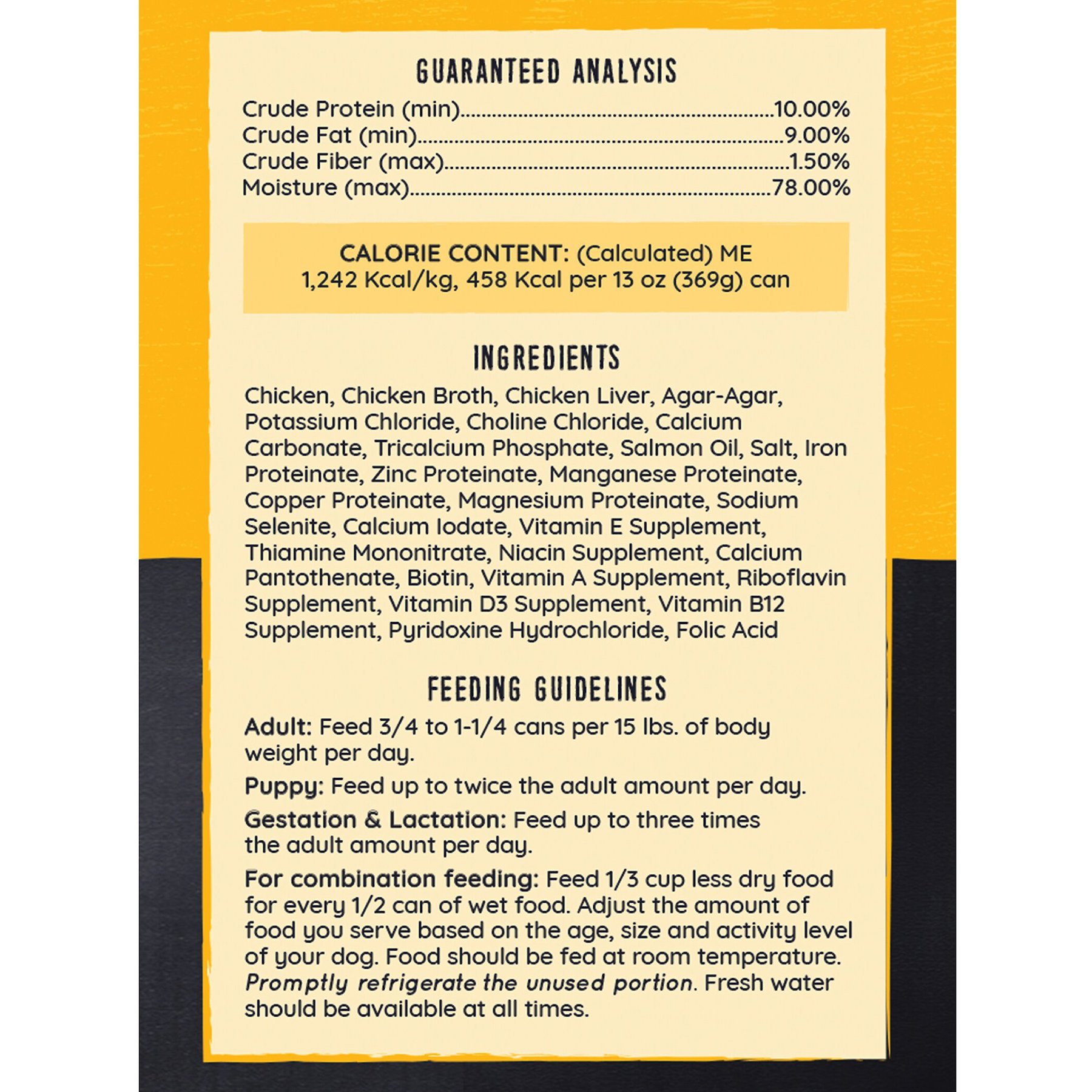 Hound & Gatos 98% Chicken & Liver Grain-Free Canned Dog Food