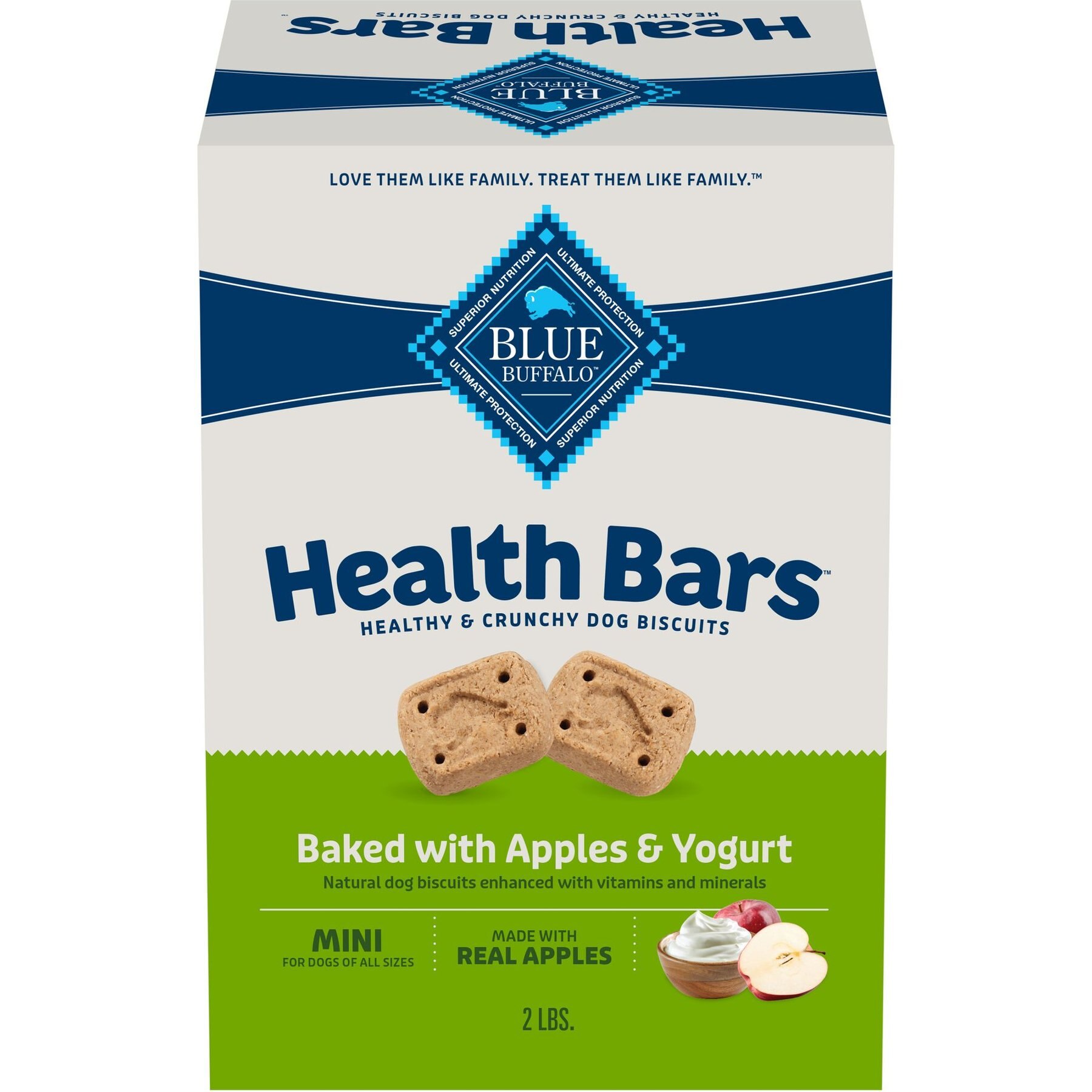 Blue Buffalo Mini Health Bars Baked Apples & Yogurt Dog Treats