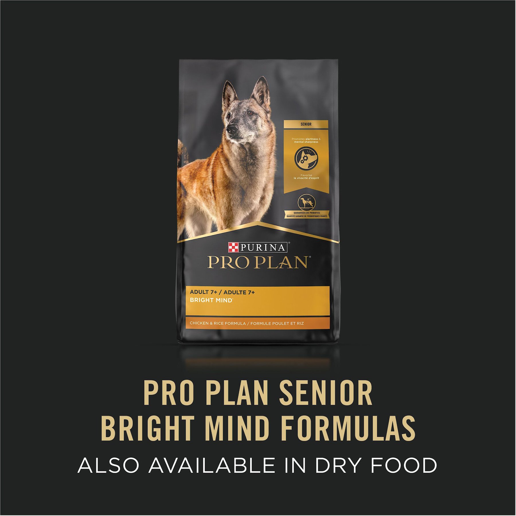 Purina Pro Plan Bright Mind Senior Adult 7+ Beef & Brown Rice Entree Wet Dog Food