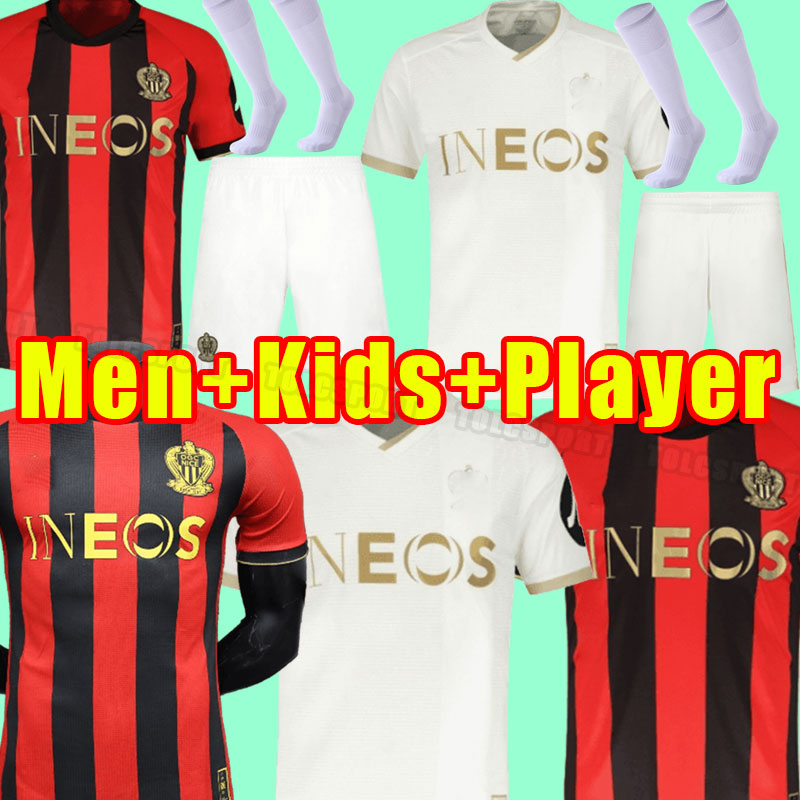 24 25 OGC Nice FC soccer jerseys DELORT MELOU GOUIRI OGC Nice football shirts DOLBERG DANTE KAMARA ATAL maillot de foot ATAL Kluivert Stengs 2024 2025 fans player