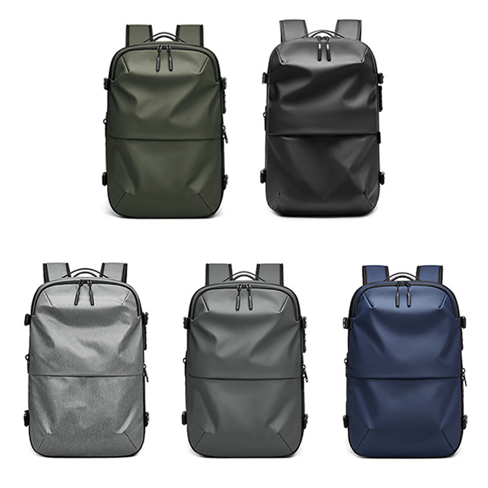 Mens Vacuum Compression Travel Backpack 17 inch Waterproof Multi functional Notebook Anti theft High quality 240913