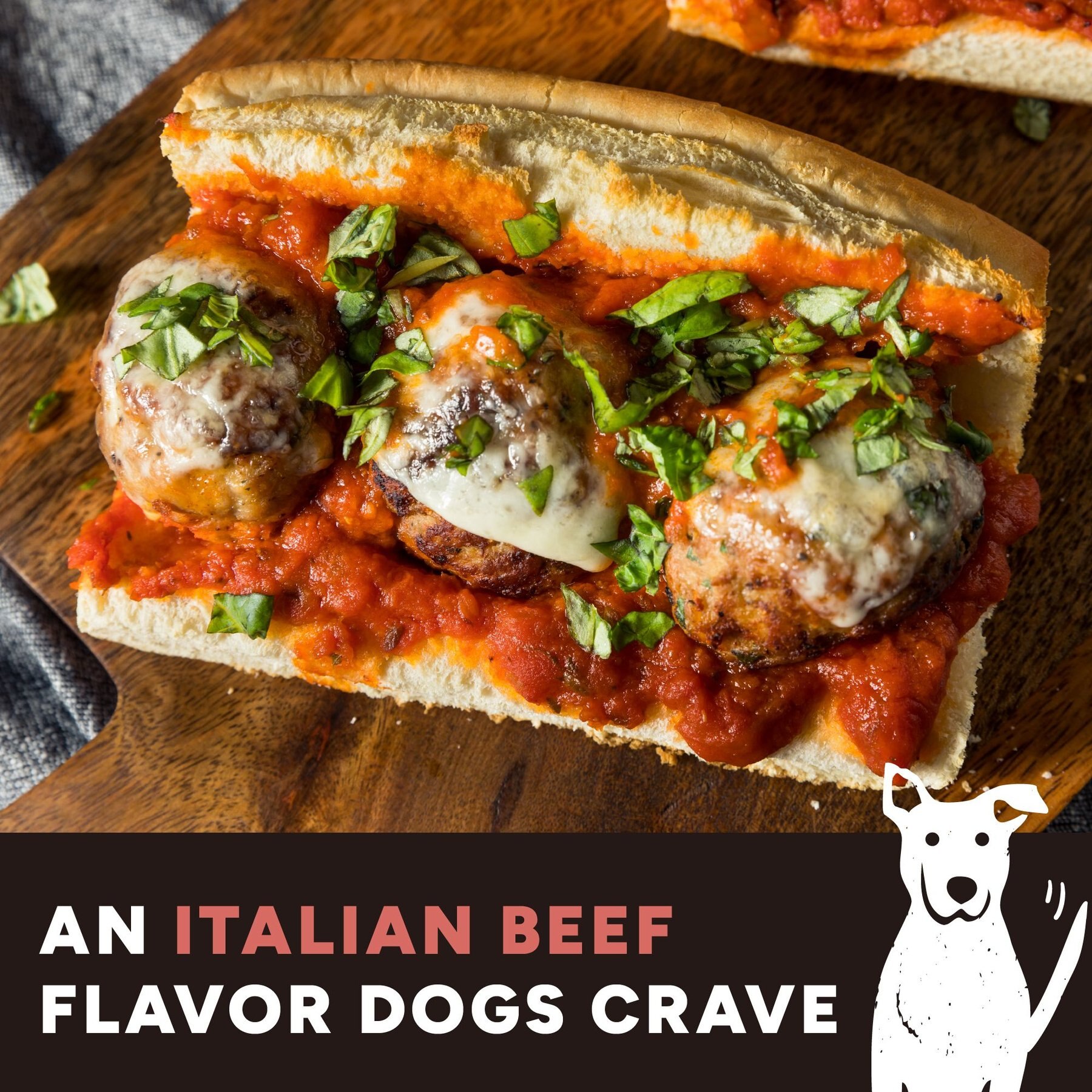 Cloud Star Wag More Bark Less Italian Beef Recipe Meatballs Grain-Free Dog Treats