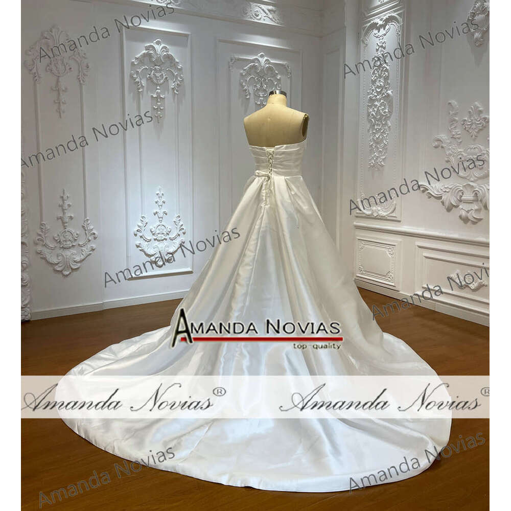 Strapless Customized Hot Sale Stain A E Plus Size Wedding Dress