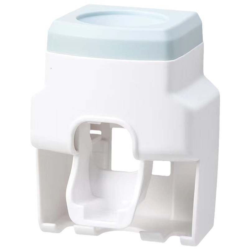 Explosive automatic toothpaste squeezer wall hanging perforation-free toothbrush holder