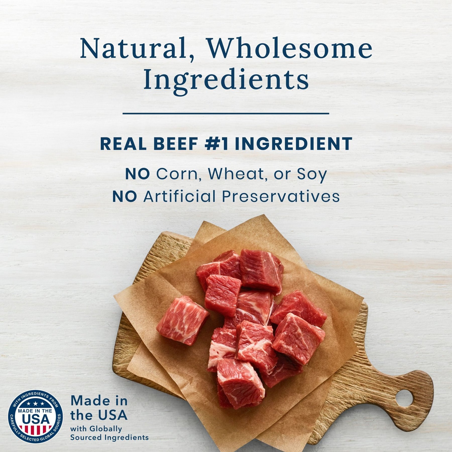 Blue Buffalo True Chews Premium Grillers with Real Steak Grain-Free Dog Treats