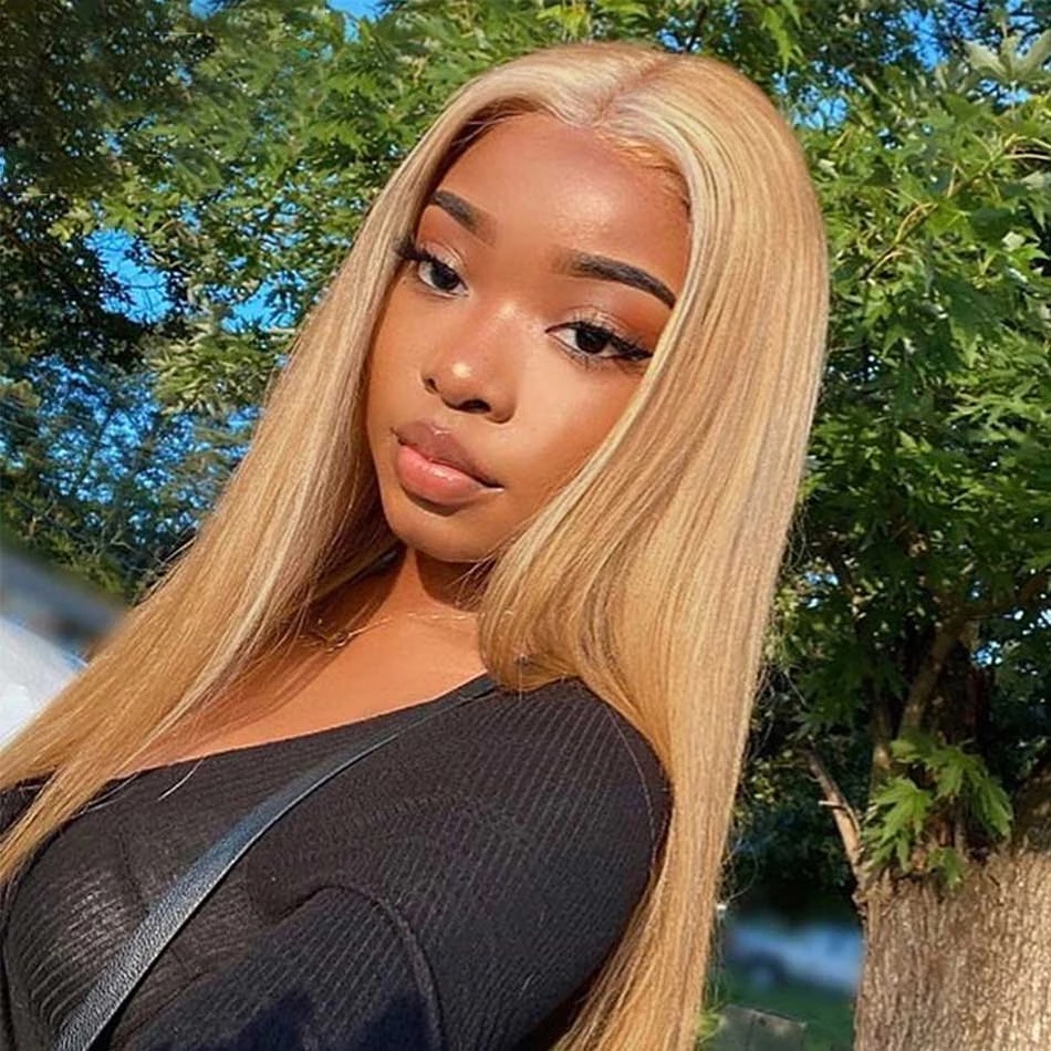 Brazilian 13x4 Ash Blonde Lace Front Human Hair Wigs 13x6 Straight Lace Front Wig Glueless Brown Highlight Wig Synthetic Lace Frontal Wig Synthetic ha