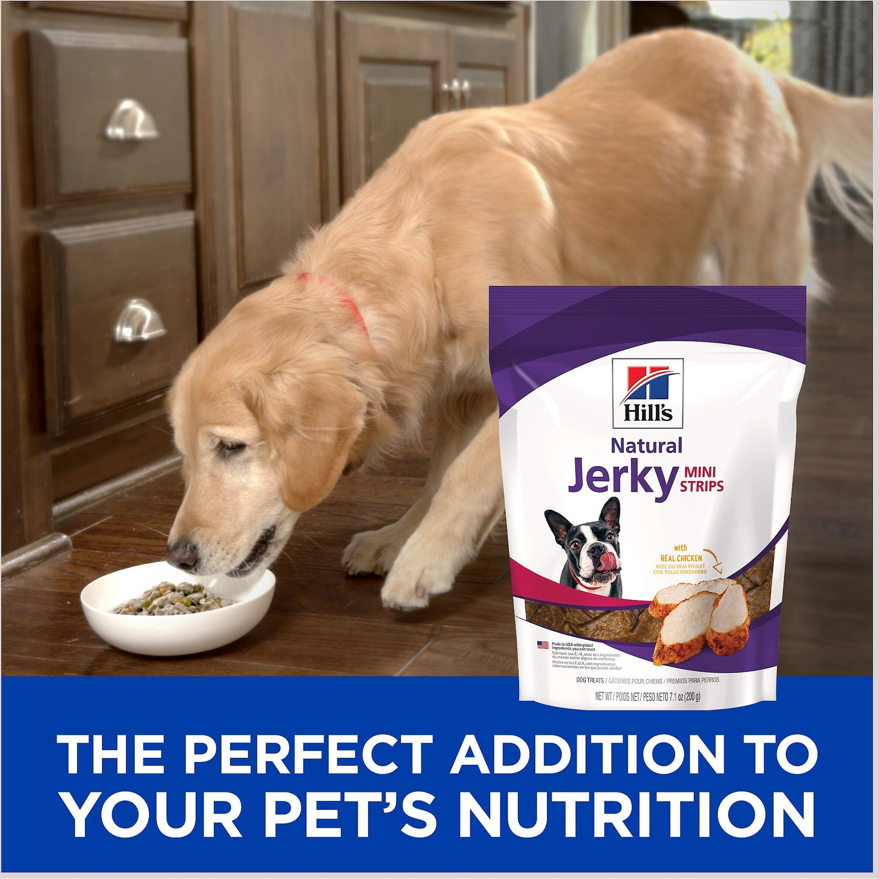 Hill's Natural Jerky Mini-Strips with Real Chicken Dog Treats