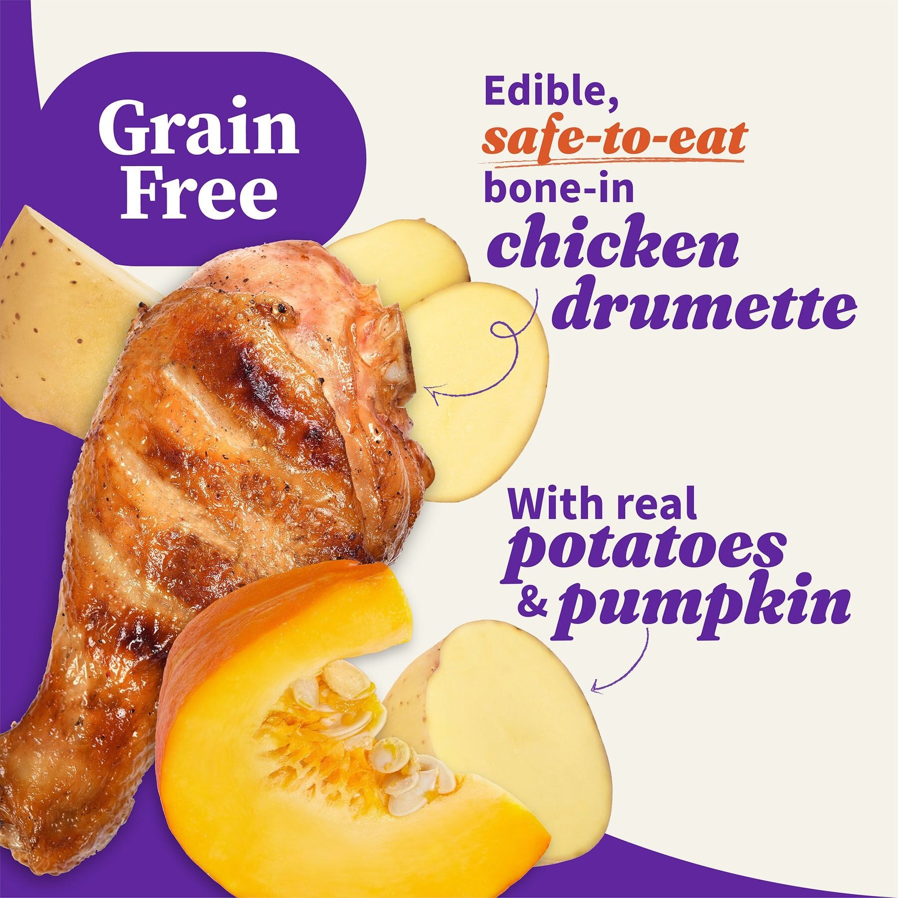 Halo Elevate Homestyle Bone-In Chicken Stew with Pumpkin & White Potatoes Grain-Free Wet Dog Food, 12.7-oz can, case of 6