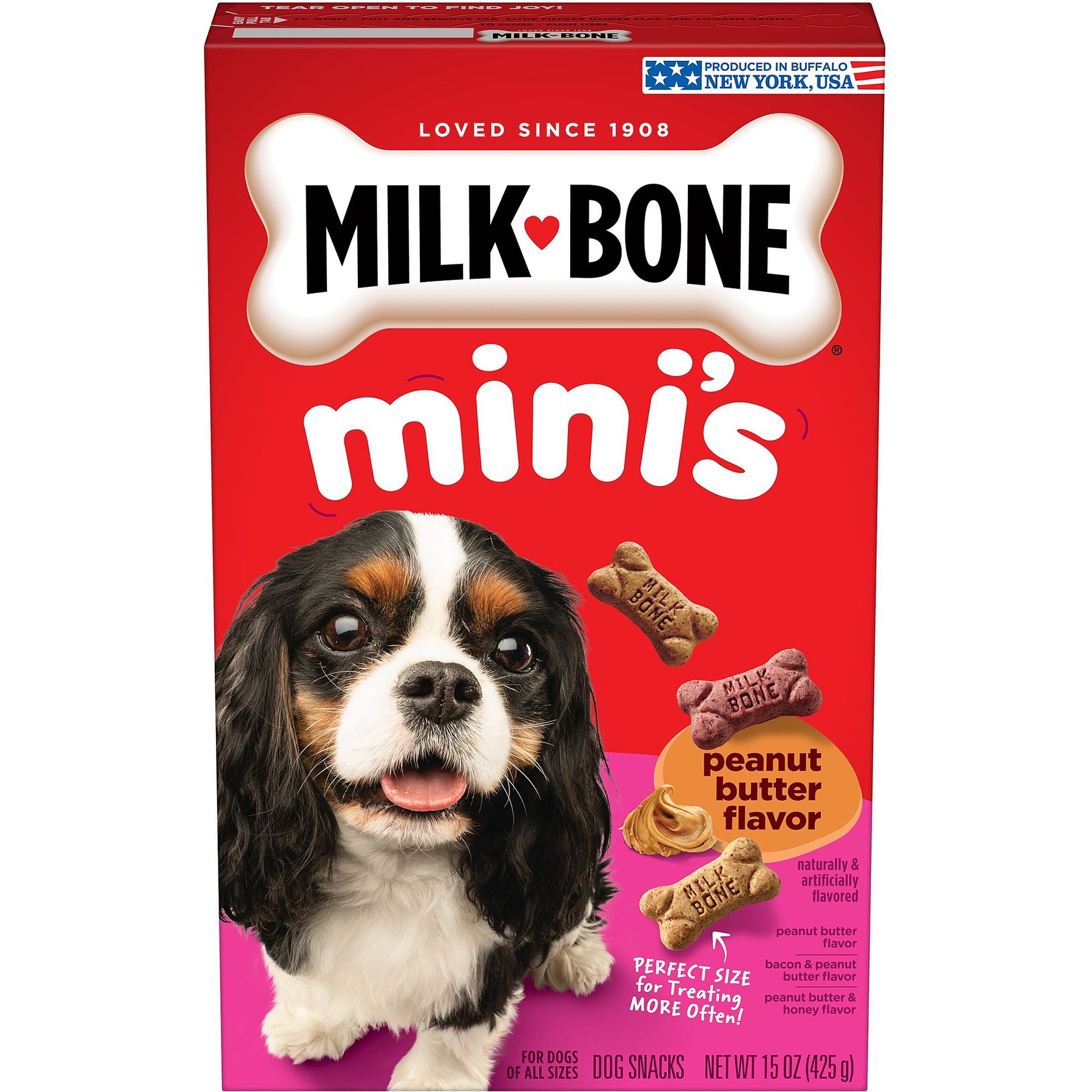 Milk-Bone Mini's Peanut Butter Flavor Variety Dog Treats