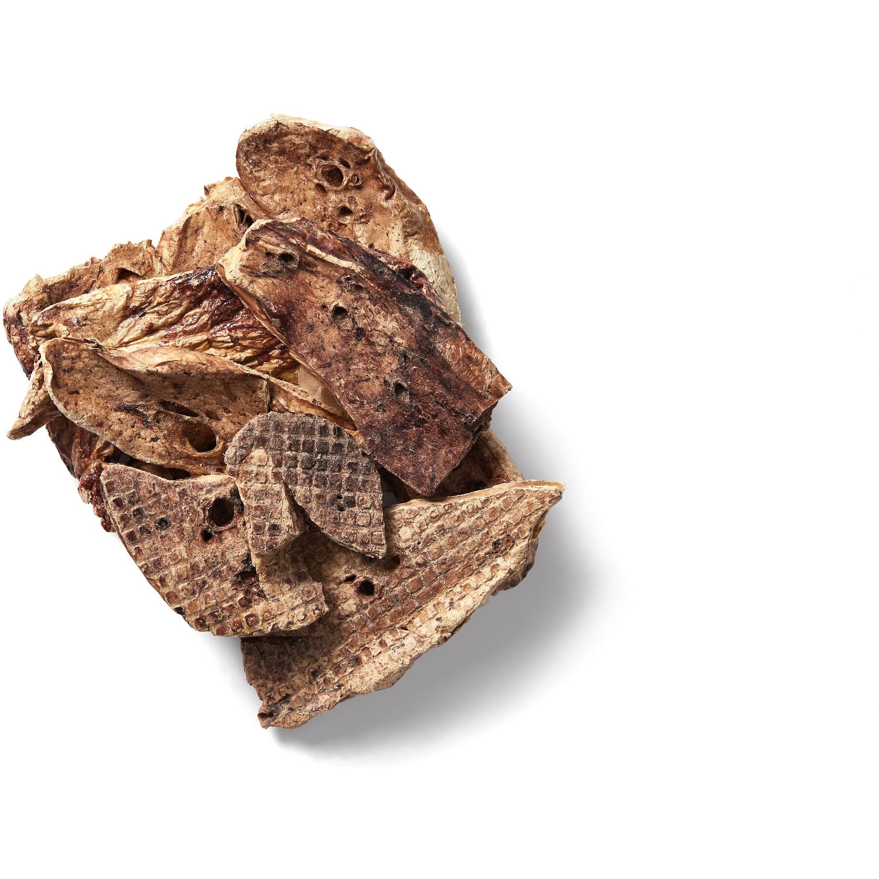 Bones & Chews All-Natural Lamb Lung Filets Dehydrated Dog Treats, 12-oz bag