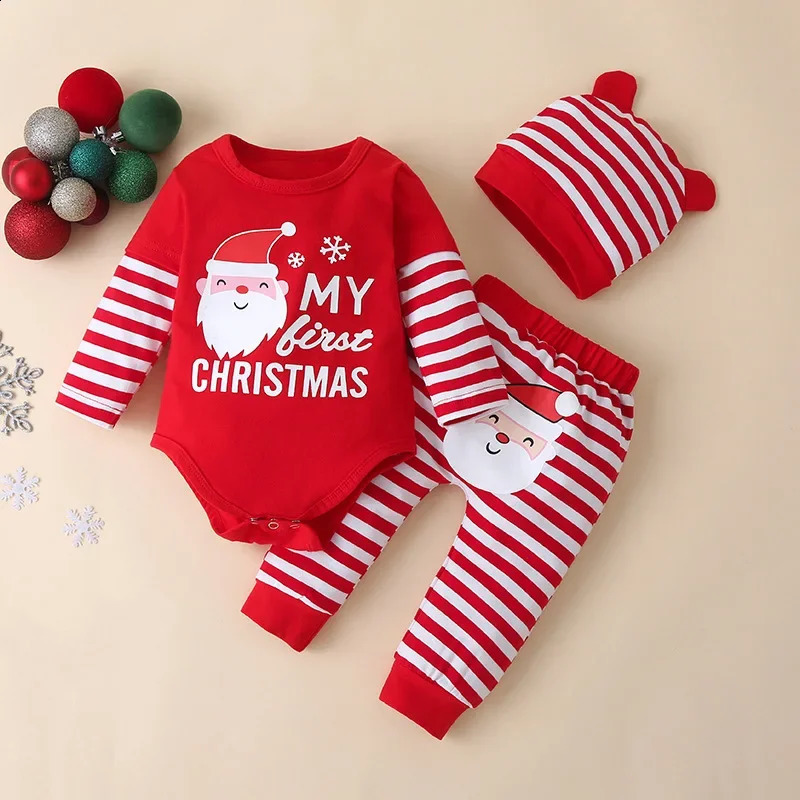 My first Christmas girl outfit for boys is a baby outfit for young boys autumn toddler outfit unisex outfit 241121