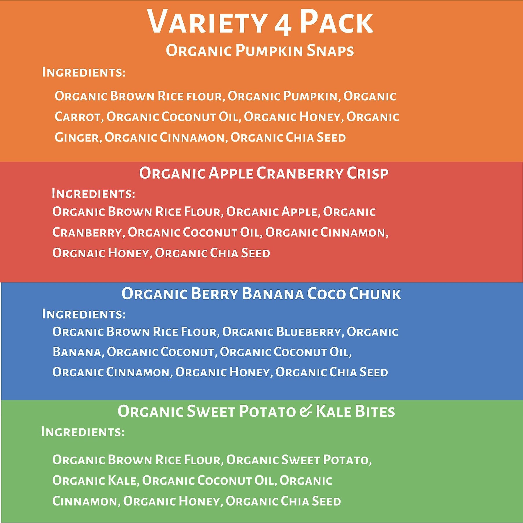 Dog Mamma’s Organic Variety Dog Treats, 4.6-oz bag