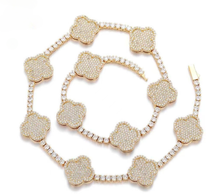 Fashion women design 925 silver VVS Moissanite diamond Ice out tennis bracelet fashions new arrival