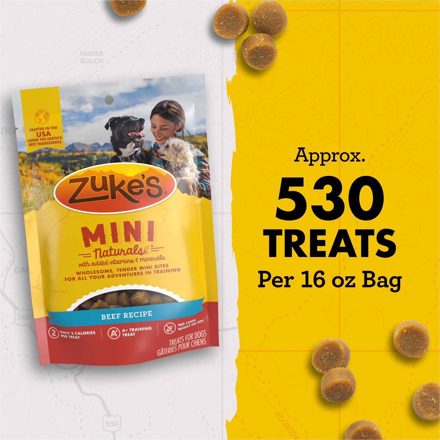Zuke's Mini Naturals Beef Recipe Dog Treats