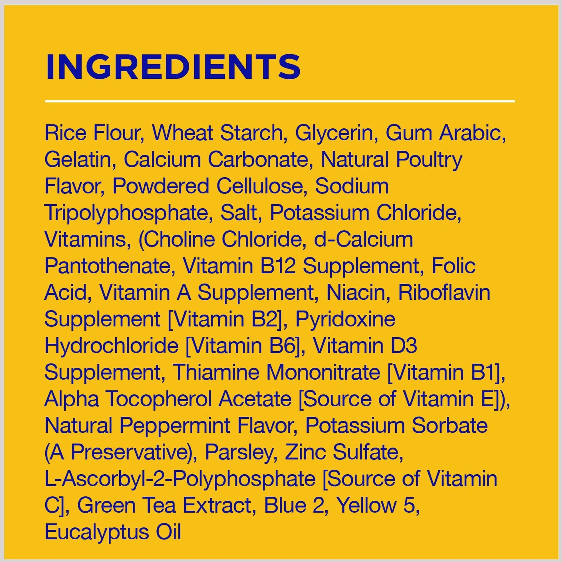 Pedigree Dentastix Fresh Mint Flavored Mini Dental Dog Treats