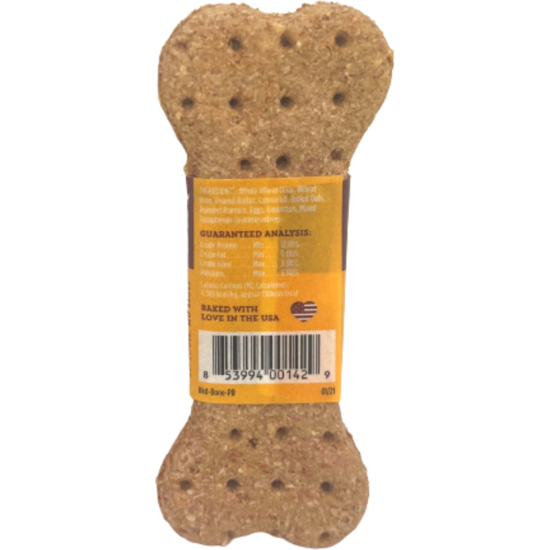 Etta Says! Peanut Butter Cookie Crunchers Dog Treats, 24 count