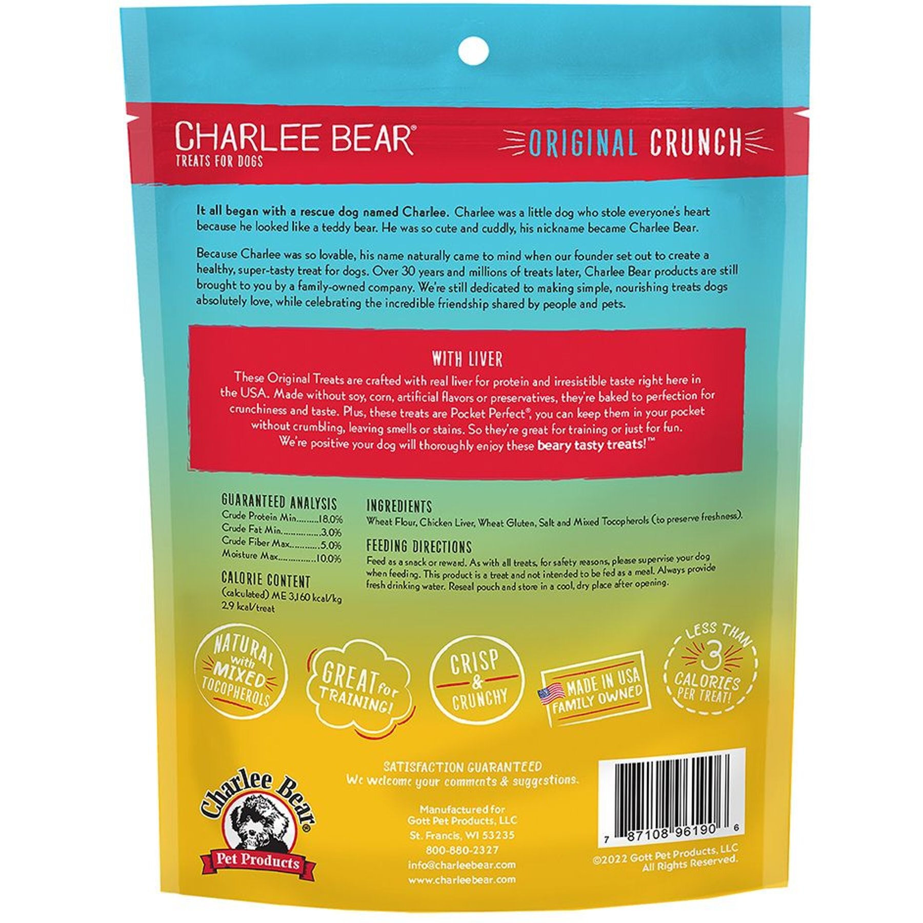 Charlee Bear Liver Flavor Dog Treats