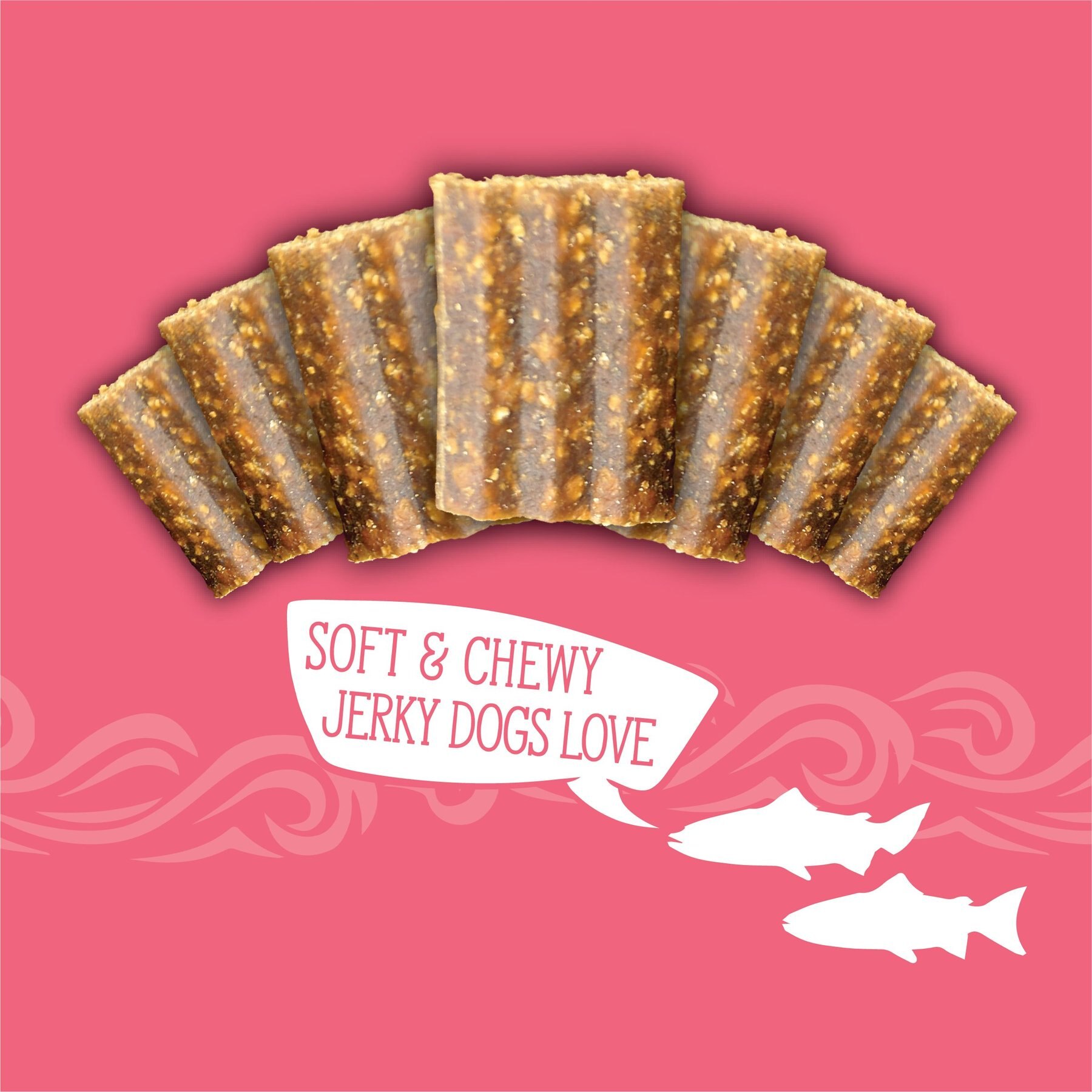 Triumph Salmon & Sweet Potato Recipe Grain-Free Jerky Dog Treats