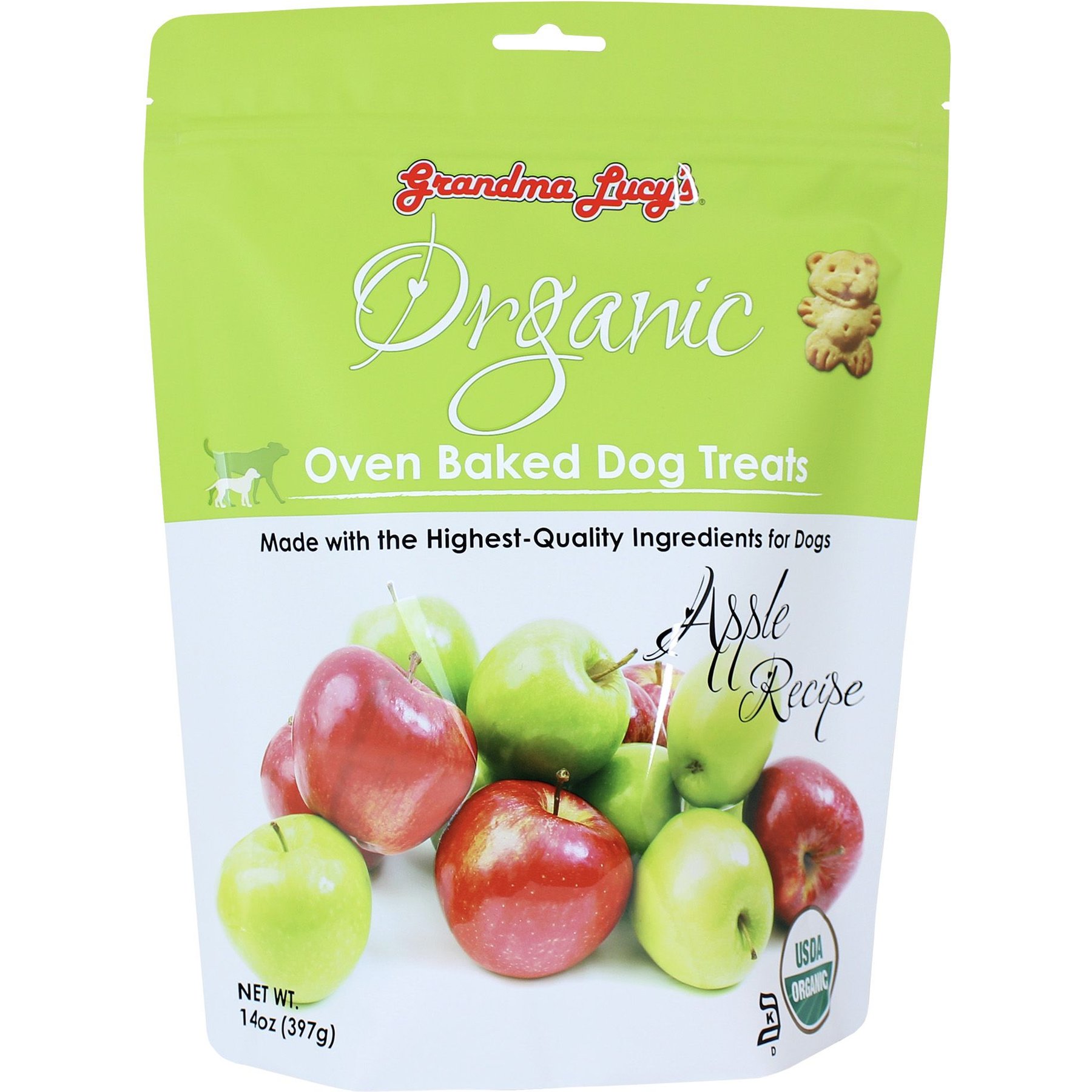 Grandma Lucy's Organic Apple Oven Baked Dog Treats