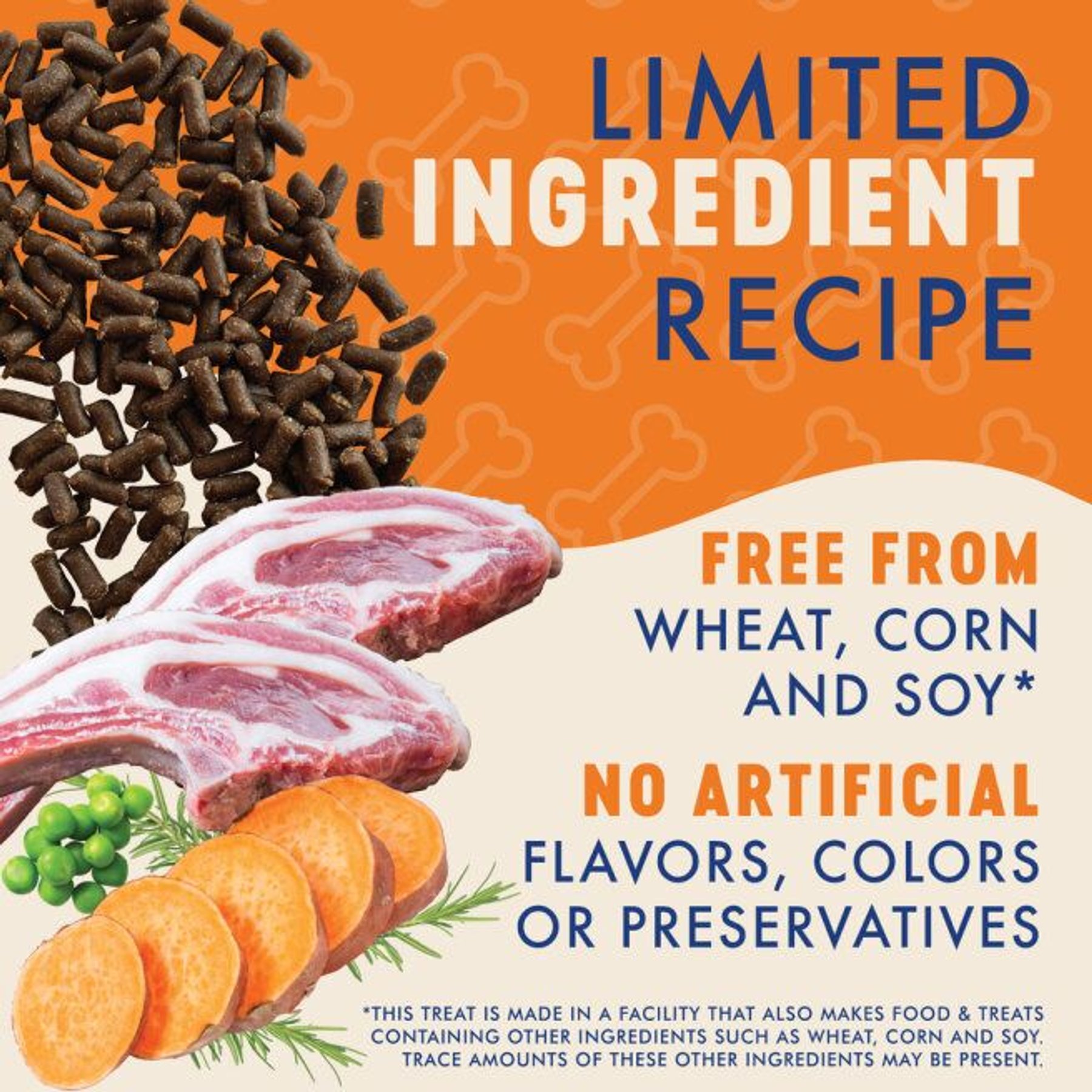 Finley's Barkery Lamb Recipe Soft Chew Training Bites Dog Treats, 16-oz bag