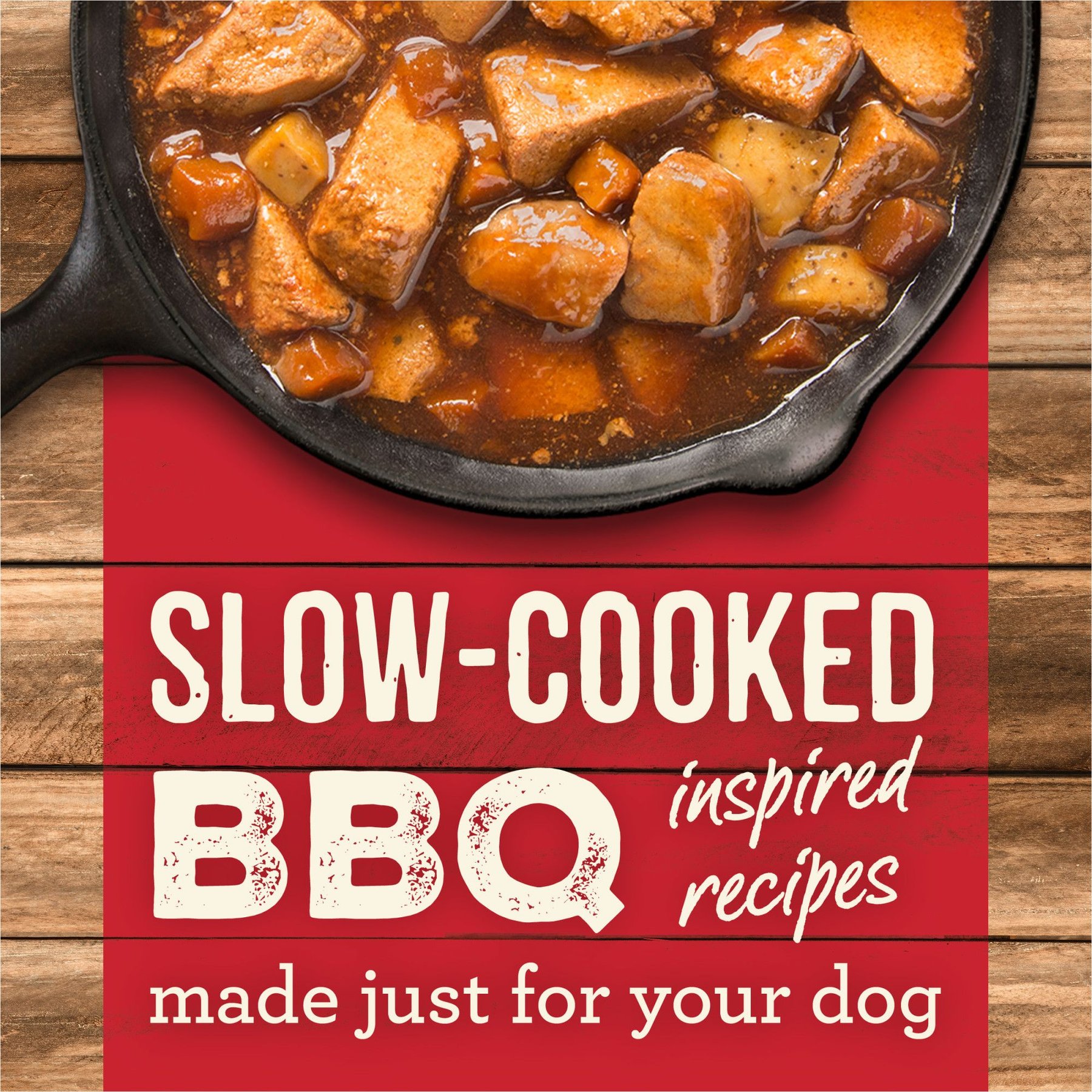 Merrick Grain-Free Wet Dog Food Slow-Cooked BBQ Kansas City Style with Chopped Pork