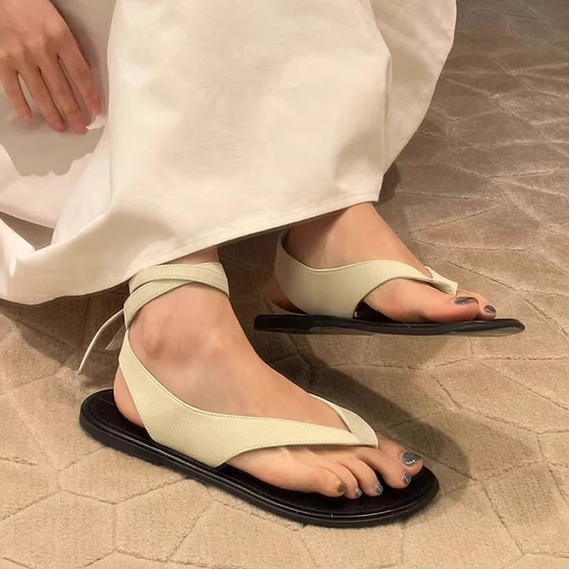 Women Flats Sandals Casual Clip Toe Summer Dress Slippers 2024 New Flip Ps Shoes Walking Beach Atos Mujer Slides