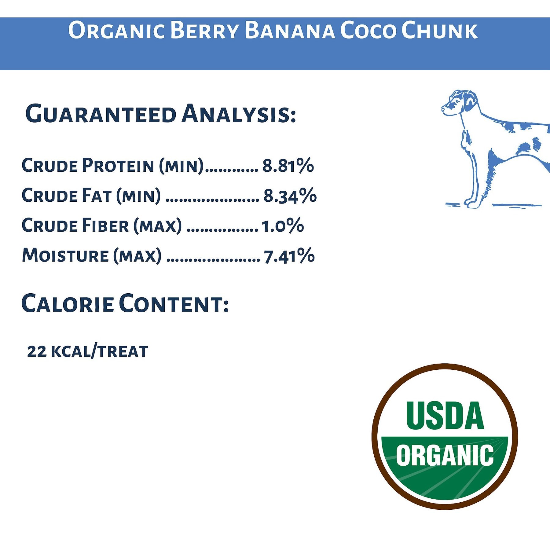Dog Mamma’s Organic Berry Banana Coco Chunk Dog Treats