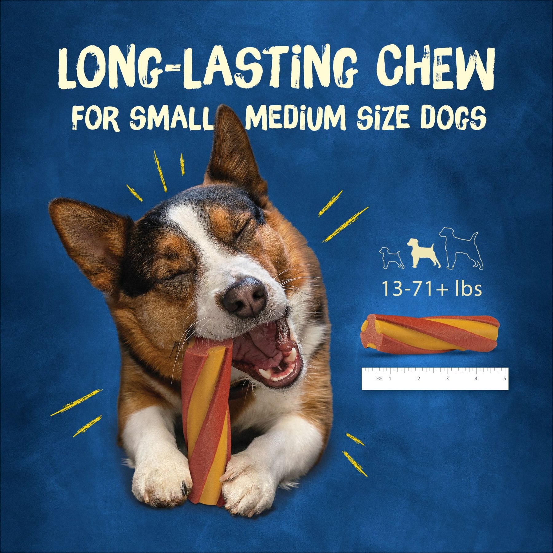 Busy Bone with Beggin' Twist'd! Long-Lasting Cheddar & Hickory Smoke Small/Medium Dog Treat