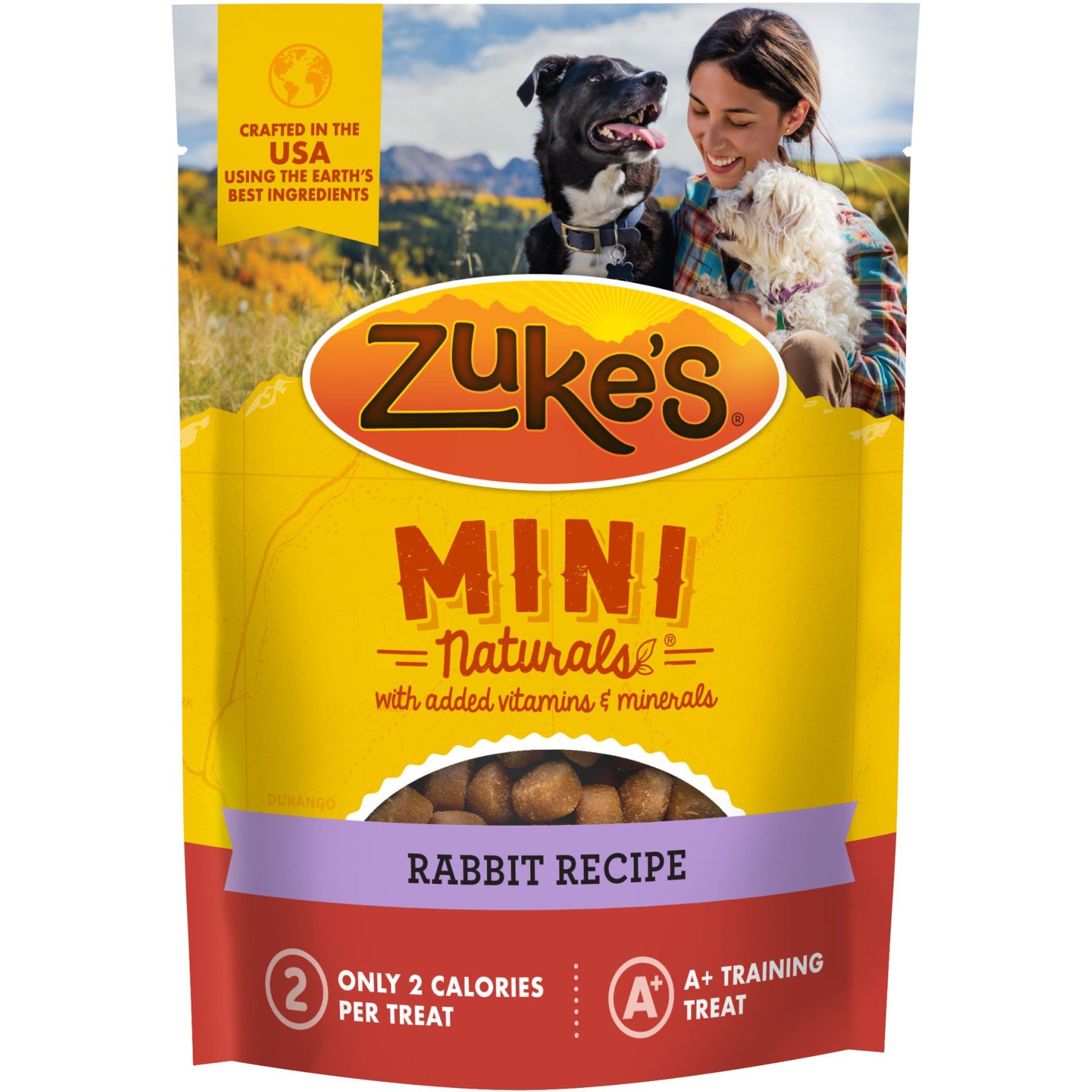 Zuke's Mini Naturals Rabbit Recipe Training Dog Treats