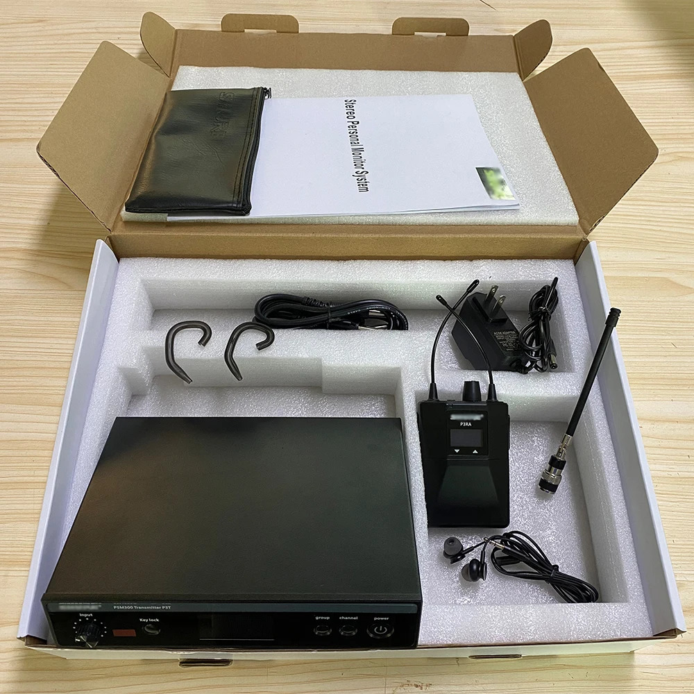 PSM300 P3RA P3T In-Ear Monitoring System Professional level wireless system For Bands 100mW 24-Bit Digital DSP Processor Audio 240411