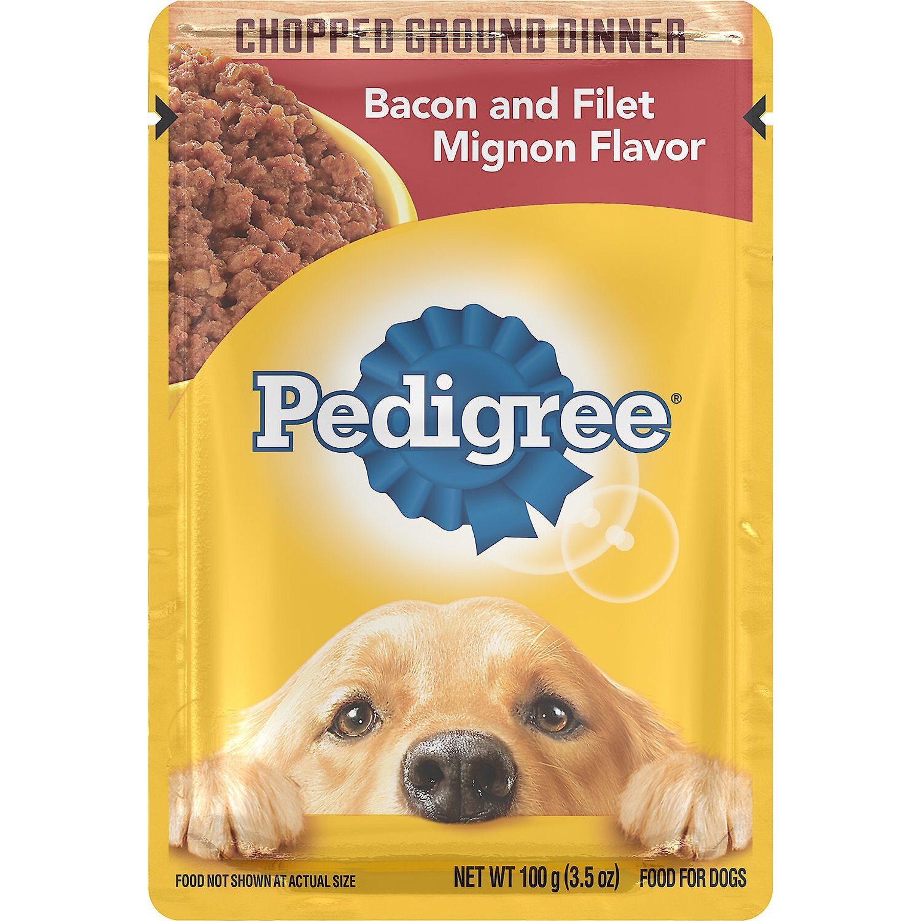 Pedigree Chopped Ground Dinner Bacon & Filet Mignon Flavor Wet Dog Food