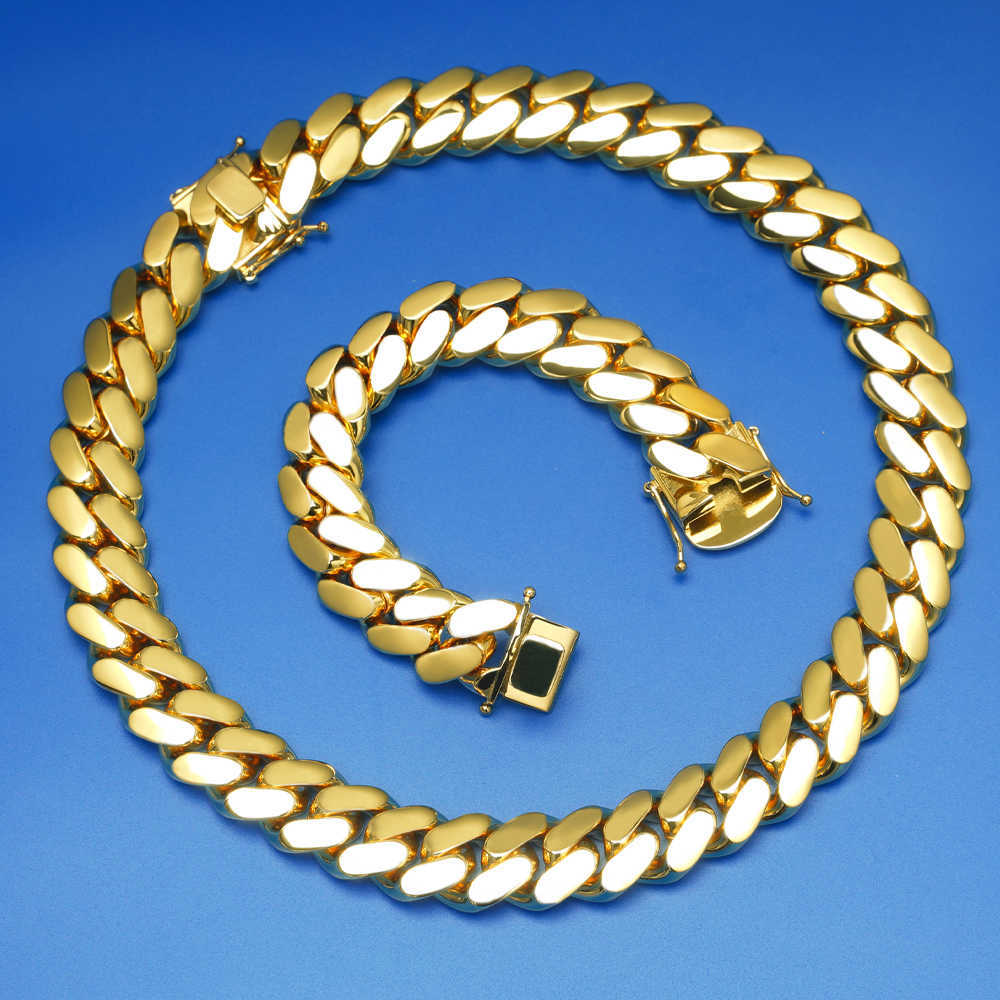 Wholesale Choker Custom Link Gold 20mm Miami Cuban Chain Necklace