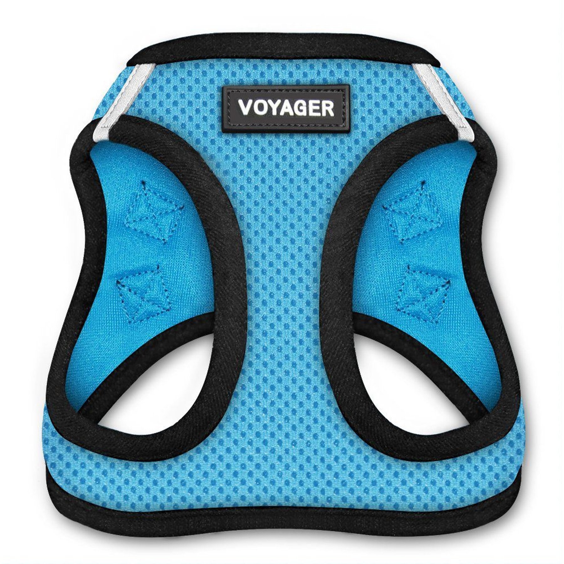 Best Pet Supplies Voyager Black Trim Mesh Dog Harness