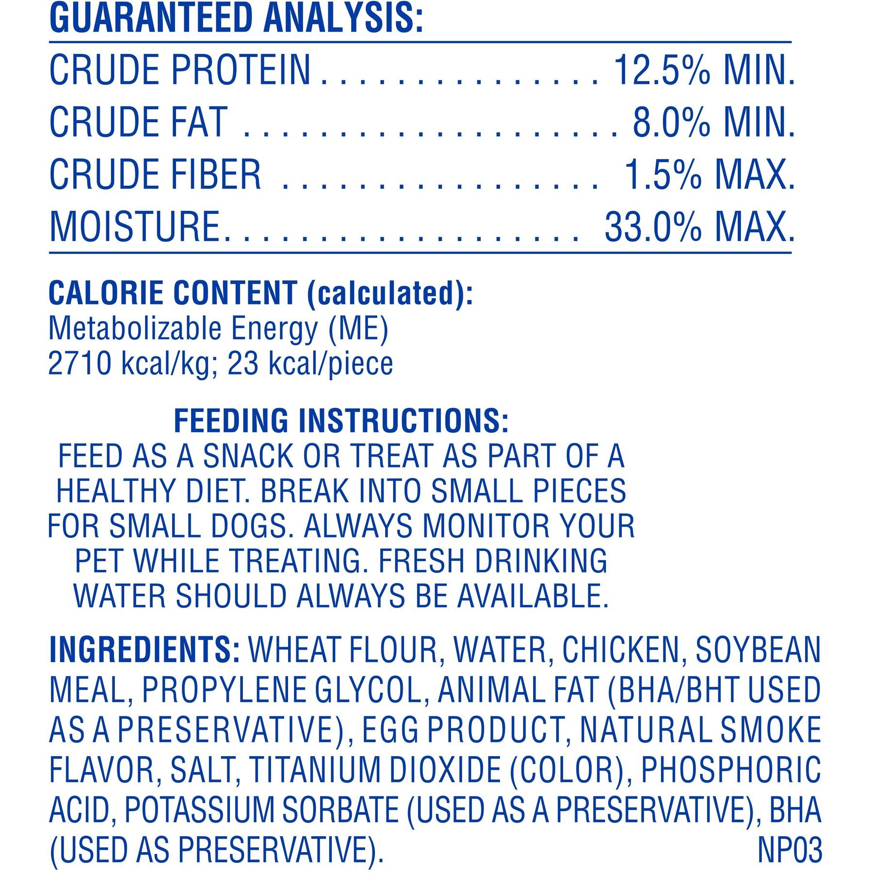 Canine Carry Outs Chicken Flavor Dog Treats