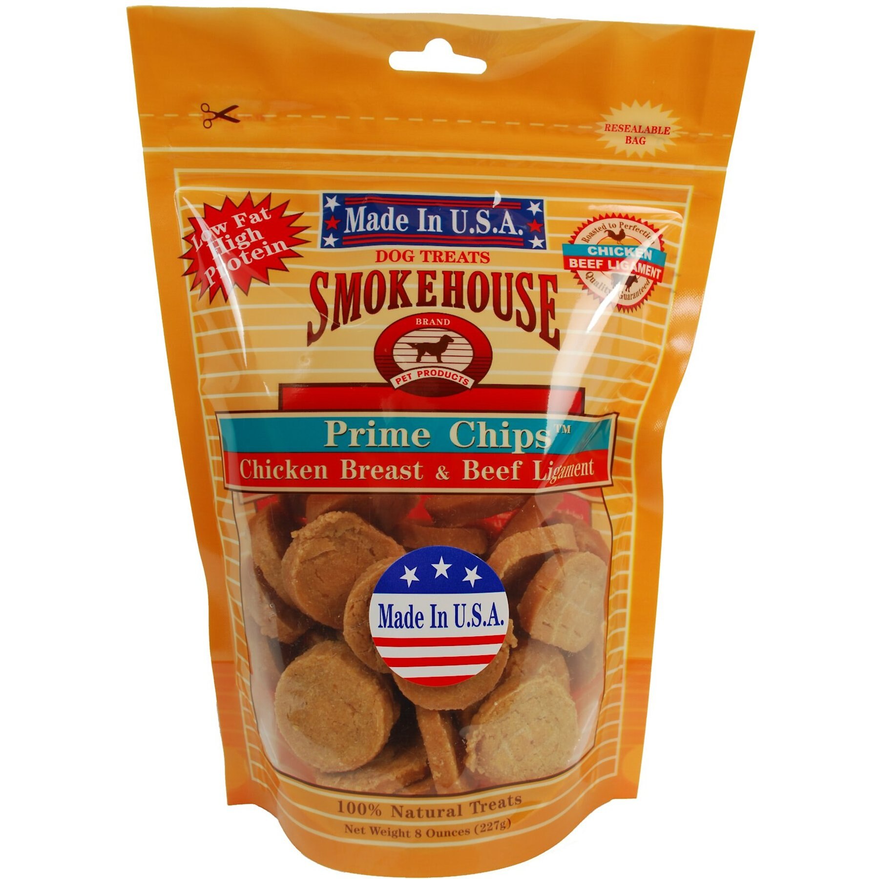Smokehouse USA Chicken Breast & Beef Ligament Prime Chips Dog Treats