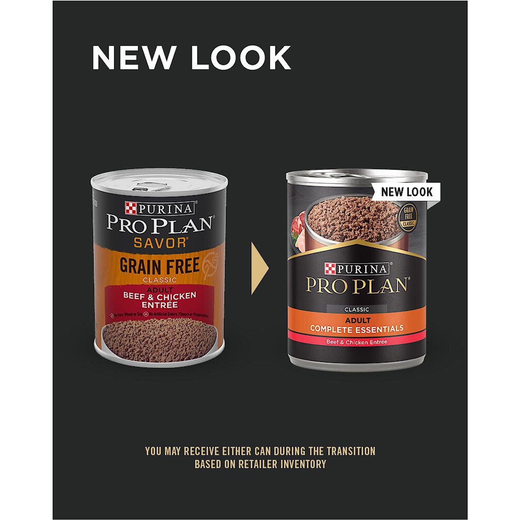 Purina Pro Plan Savor Classic Beef & Chicken Entree Grain-Free Canned Dog Food
