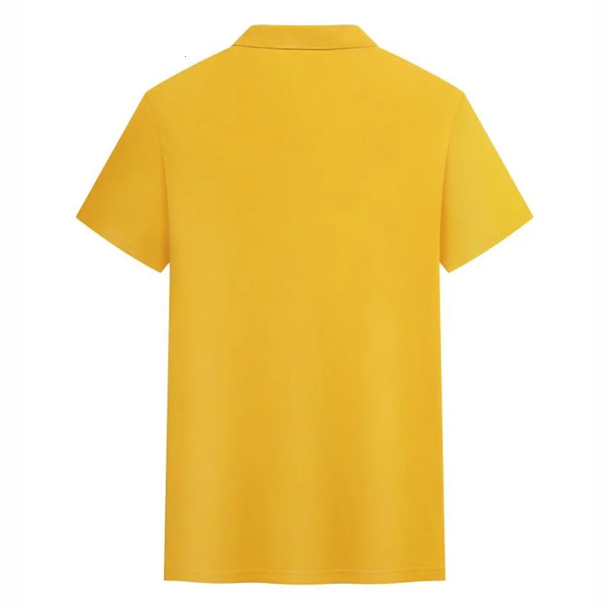 Summer Unisex Polo Shirt Short Sleeve Cotton Polyester Blend Pique TShirt Casual Sport Dry Fit Plain T for Team 240419