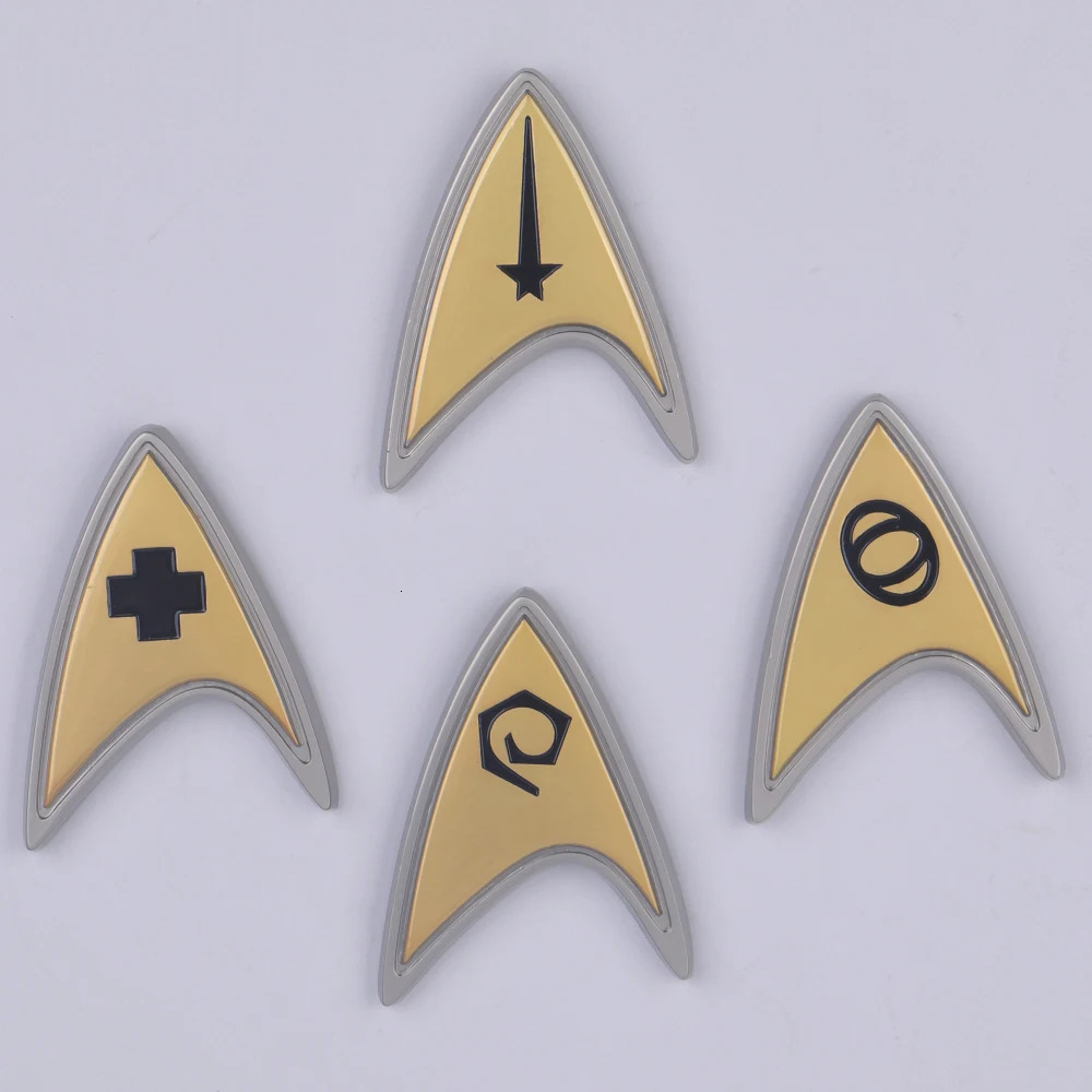 For Strange Worlds Magnet Badges Commander Engineer Science Brooches Pins ST prop 240412