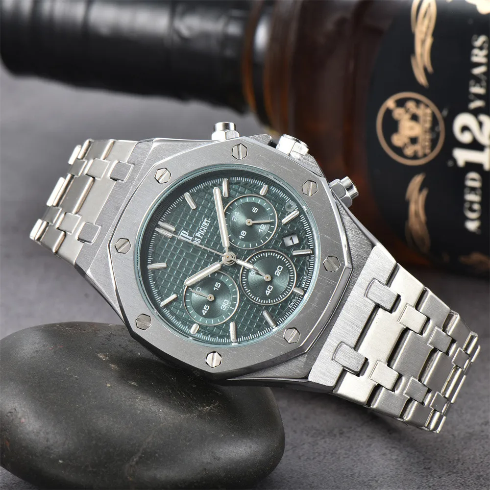 High Quality Top Brand Audexxx Pigxxx AP Mens Watch Stainless Steel Calendar Sapphire Automatic Designer Movement Multifunction Chronograph Man Watches Montre