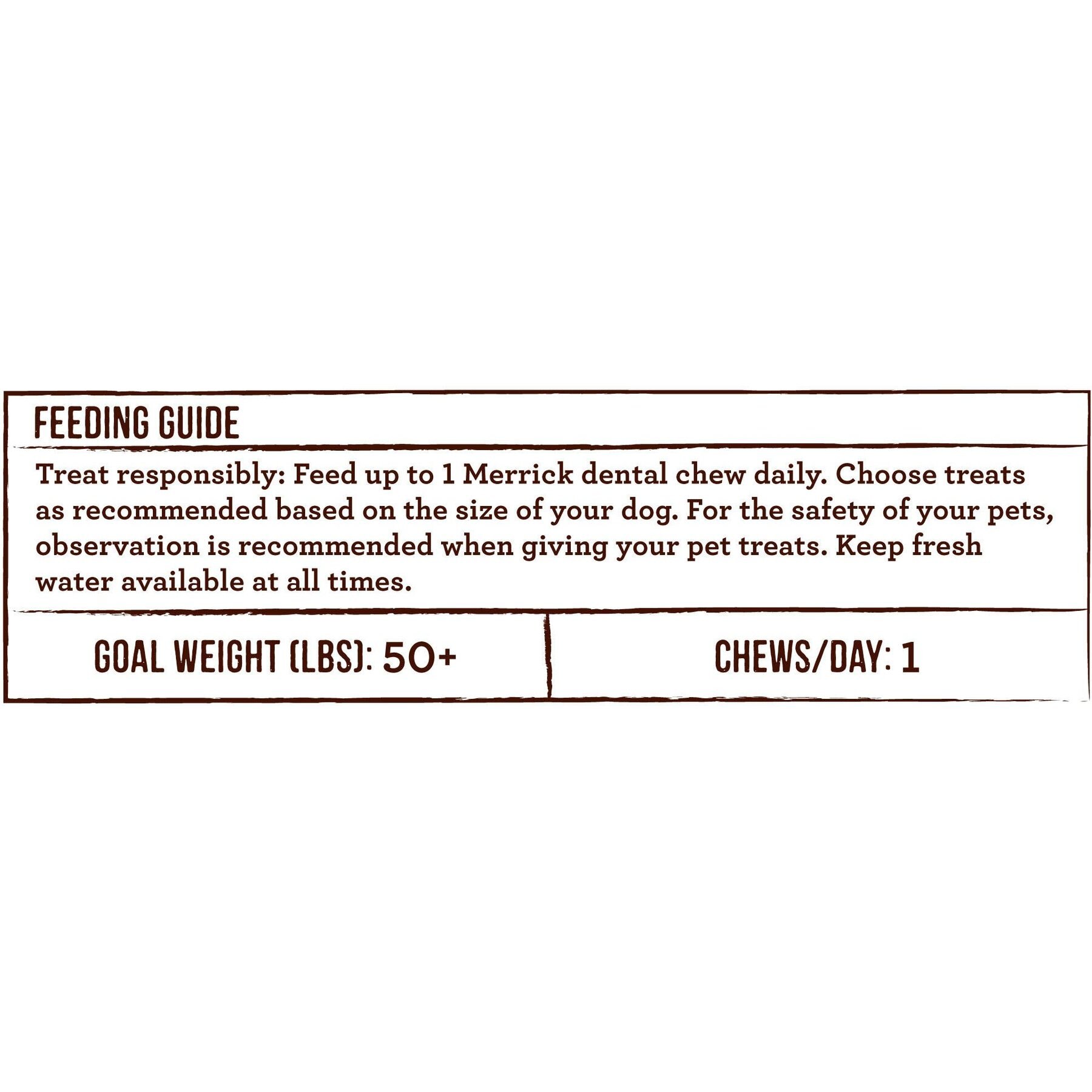 Merrick Fresh Kisses Infused with Coconut Oil & Botanicals Large Dental Dog Treats