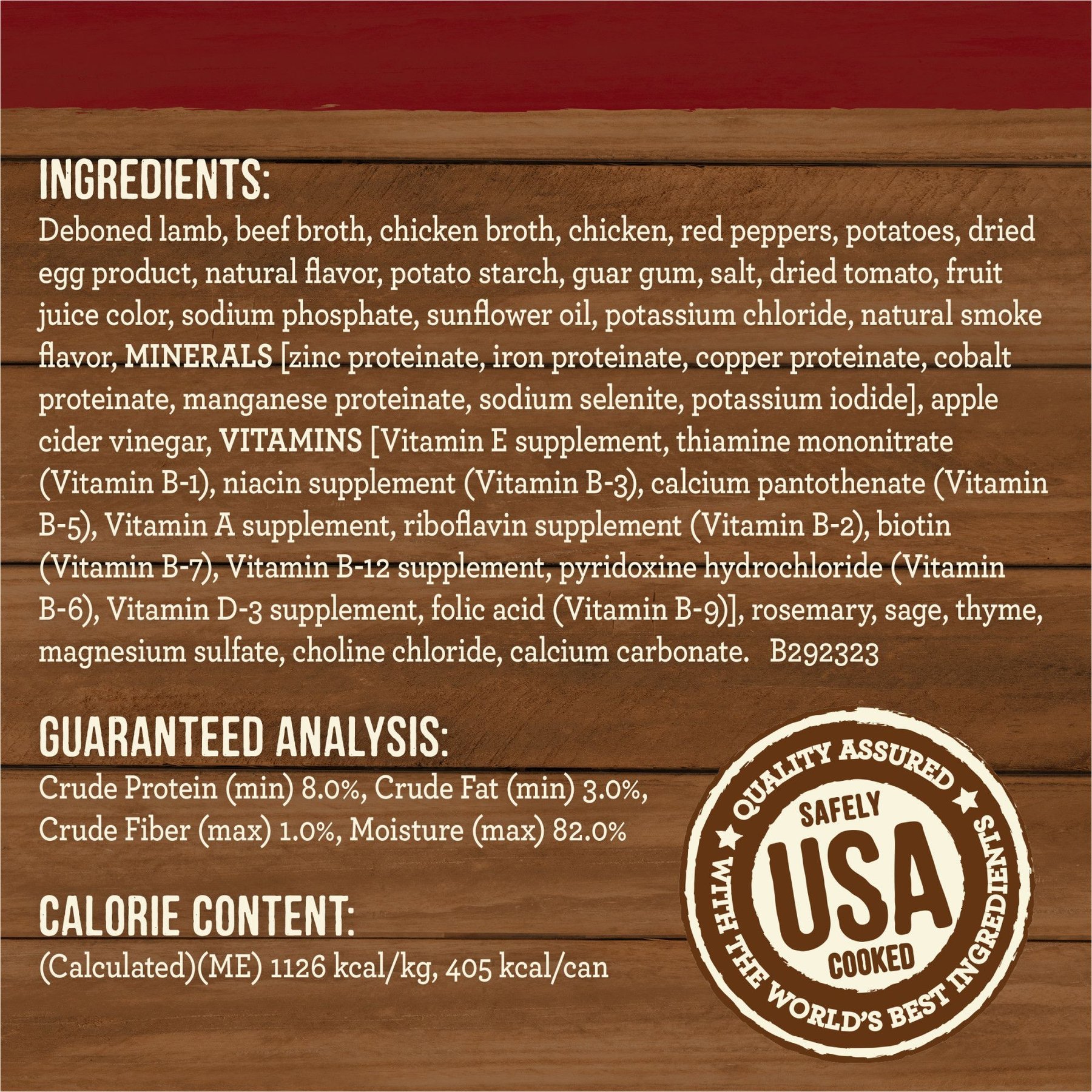 Merrick Grain-Free Slow-Cooked BBQ Kentucky Style with Chopped Lamb Wet Dog Food, 12.7-oz can, case of 12