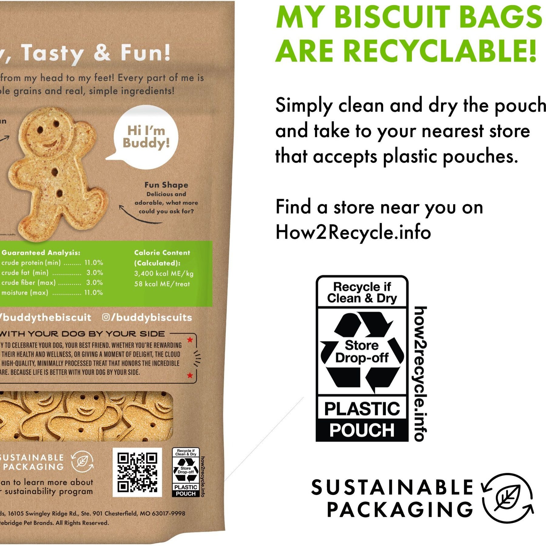 Buddy Biscuits with Roasted Chicken Oven Baked Dog Treats