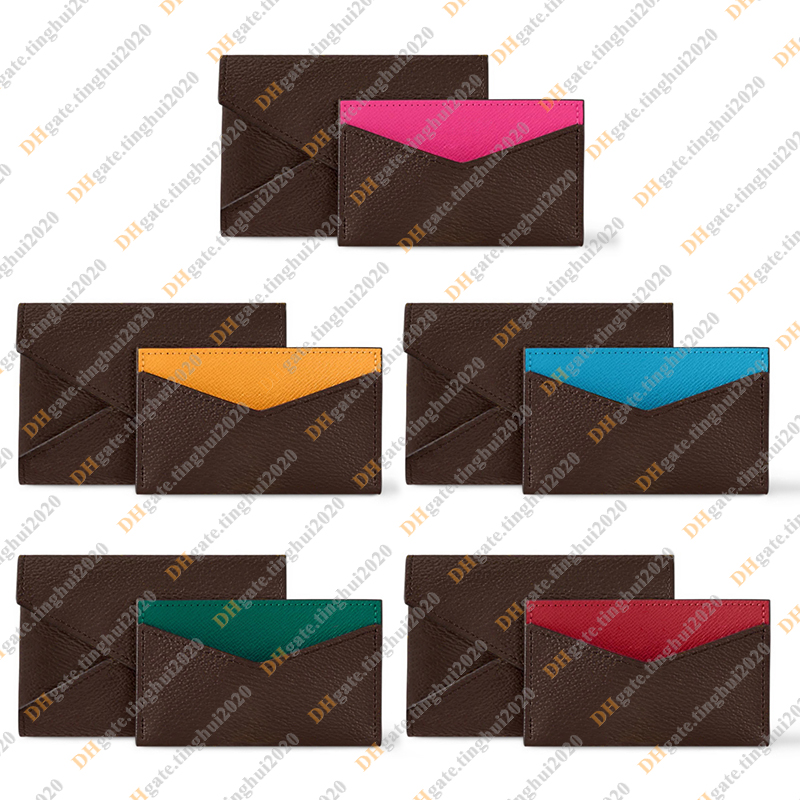 Ladies Fashion Casual Designer Luxury Kirigami Credit Card Holders Business Card Holder Wallet Coin Purse Key Pouch TOP Mirror Quality M12793 M12791 M12864 M12884