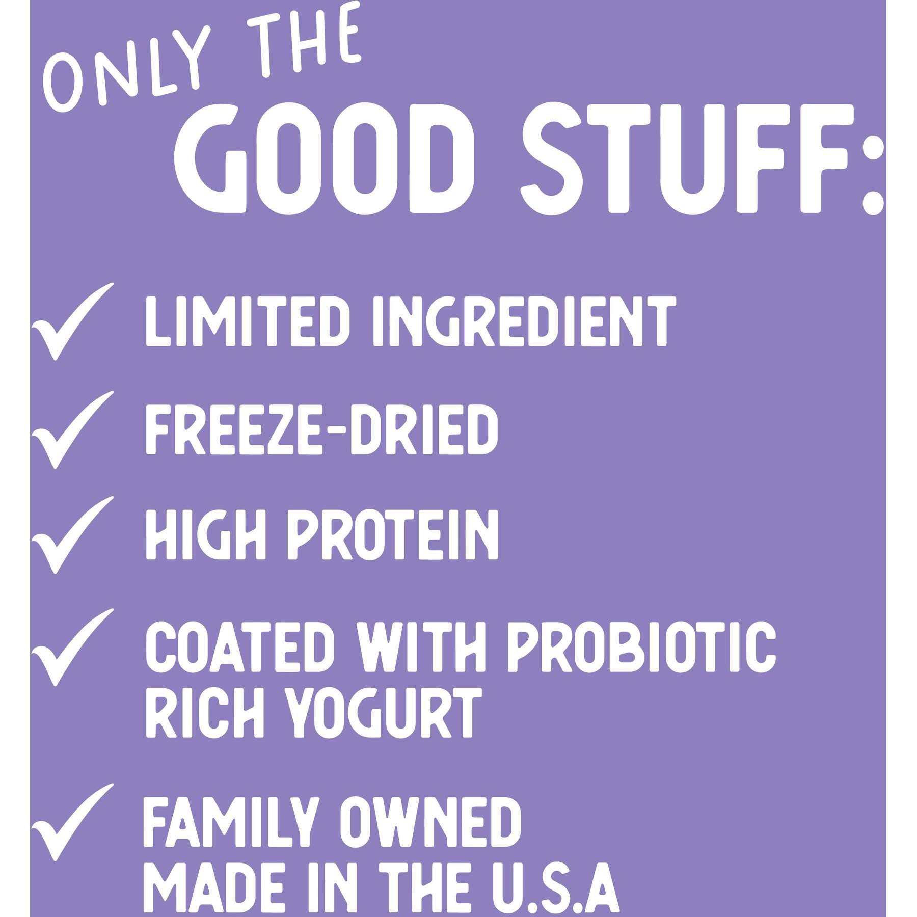 Health Extension Bully Puffs Grain-Free Duck & Yogurt Dog Treats