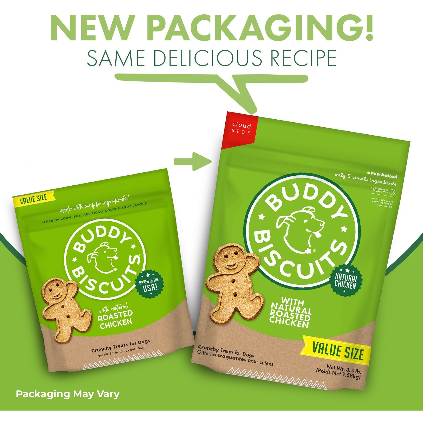 Buddy Biscuits with Roasted Chicken Oven Baked Dog Treats