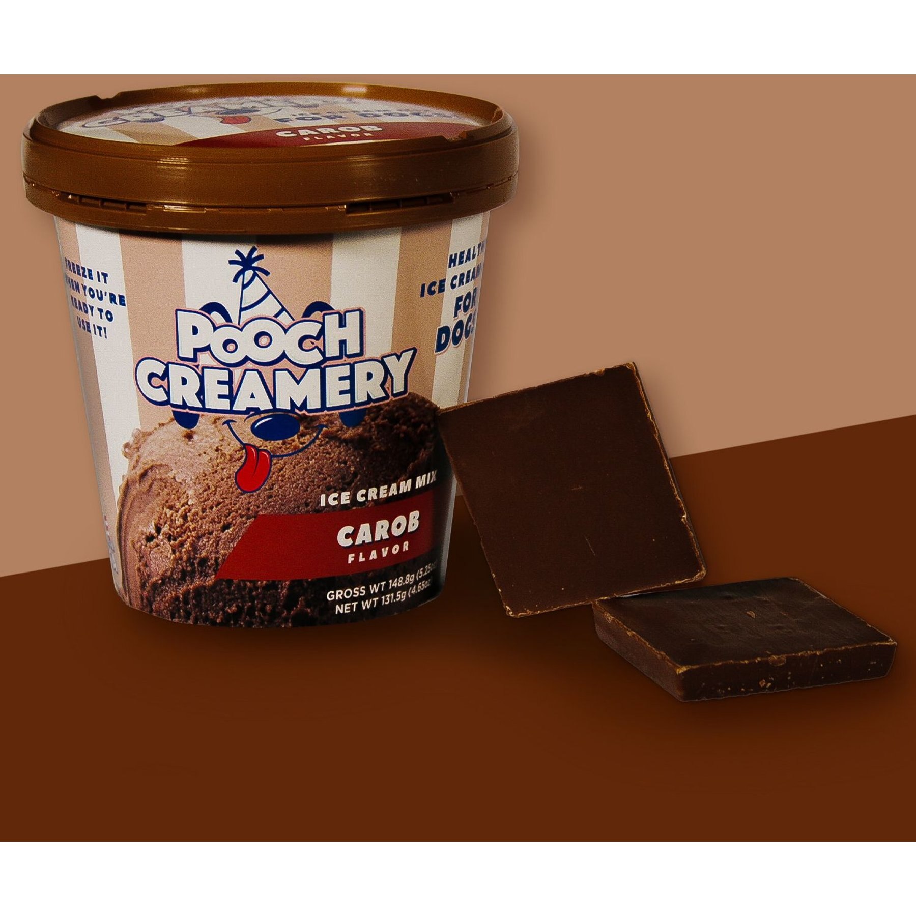 Pooch Creamery Carob Flavor Ice Cream Mix Dog Treat