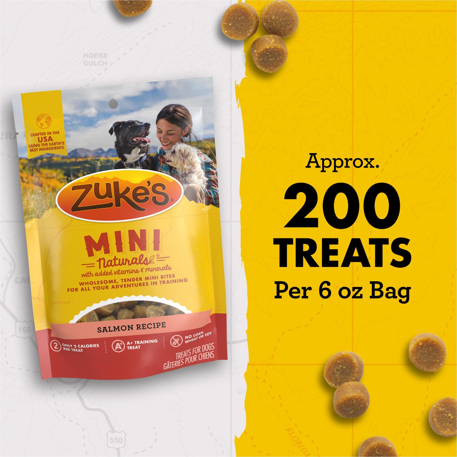 Zuke's Mini Naturals Salmon Recipe Training Dog Treats